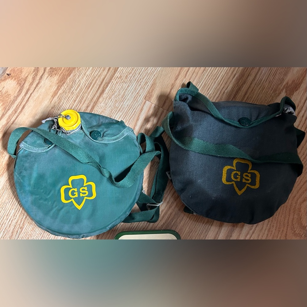 Vintage Girl Scout Canteen and Mess Kit